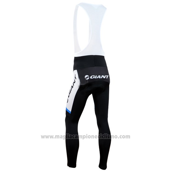 2014 Abbigliamento Ciclismo Giant Shimano Nero e Bianco Manica Lunga e Salopette